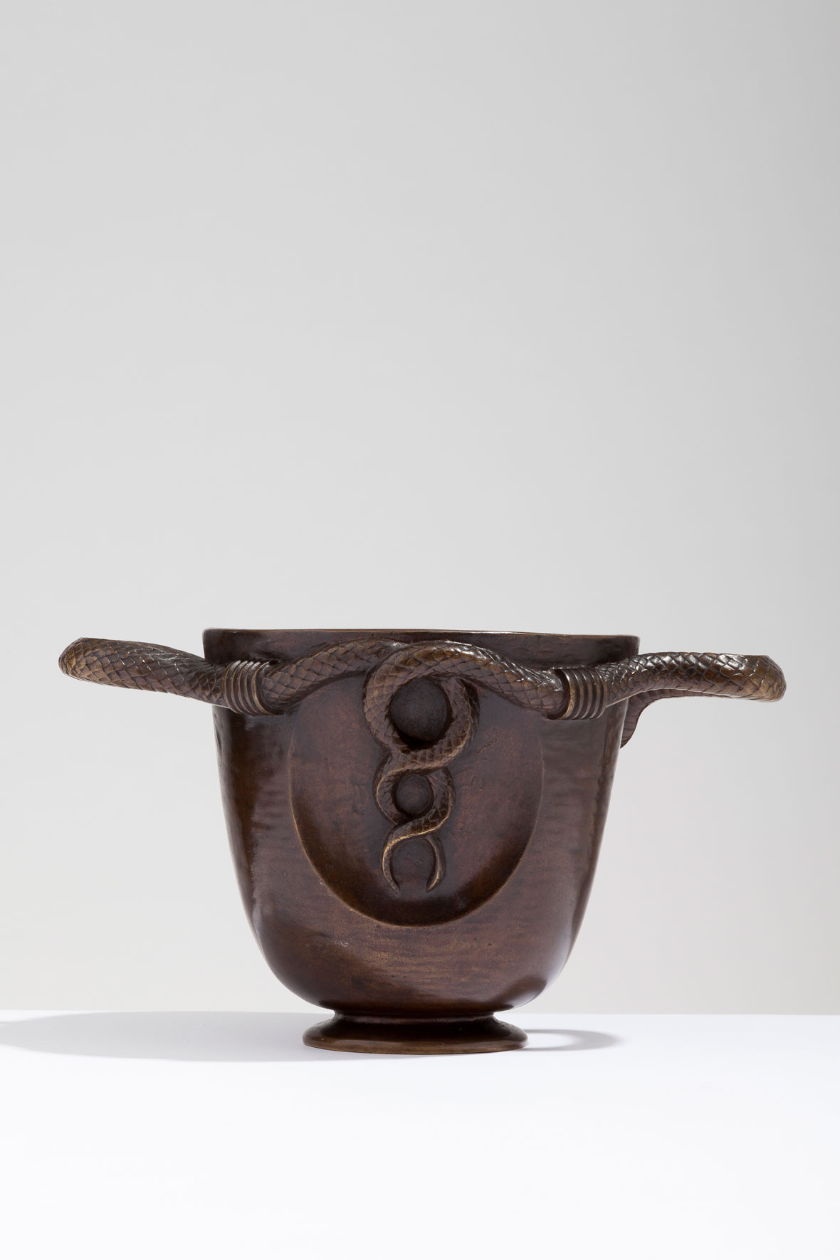 Edgar Brandt Snake Cachepot